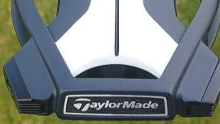 The TaylorMade Spider X Navy/White #3 Putter.