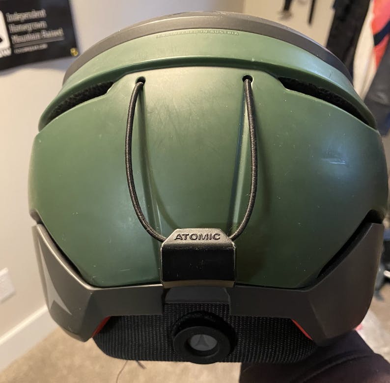 Back of the Atomic Savor Helmet.