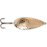 BLUE FOX Classic Casting Spoon · 1 1/2 in · 1/4 oz · Hammered Brass · 1 pk.