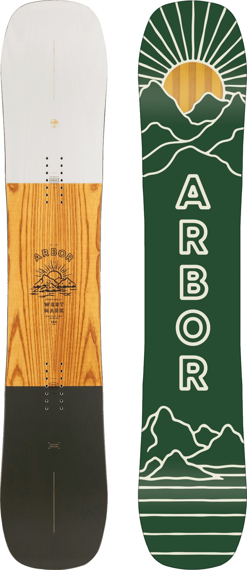 Arbor Westmark Rocker Frank April Snowboard · 2023