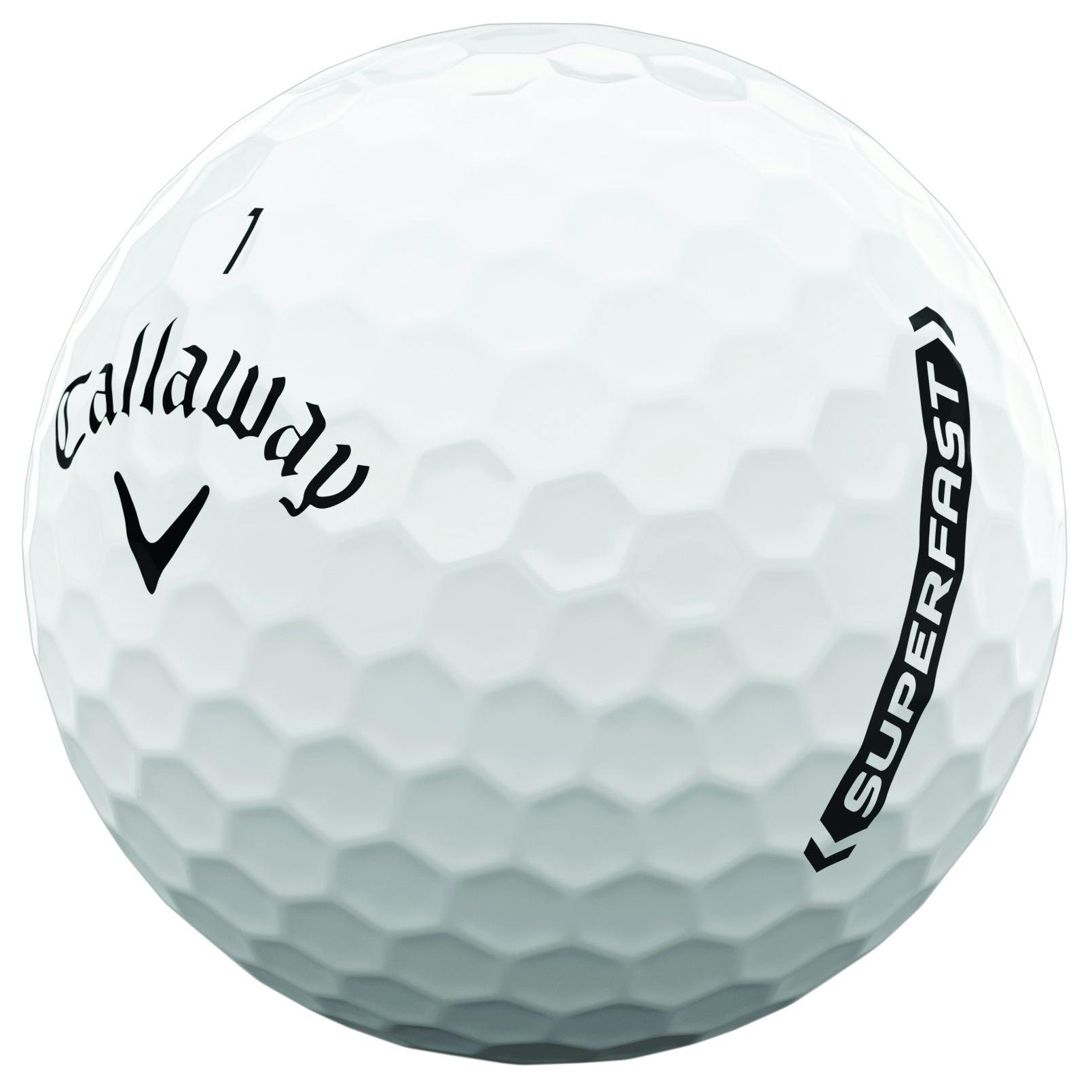 Callaway Superfast Bold Golf Balls · White