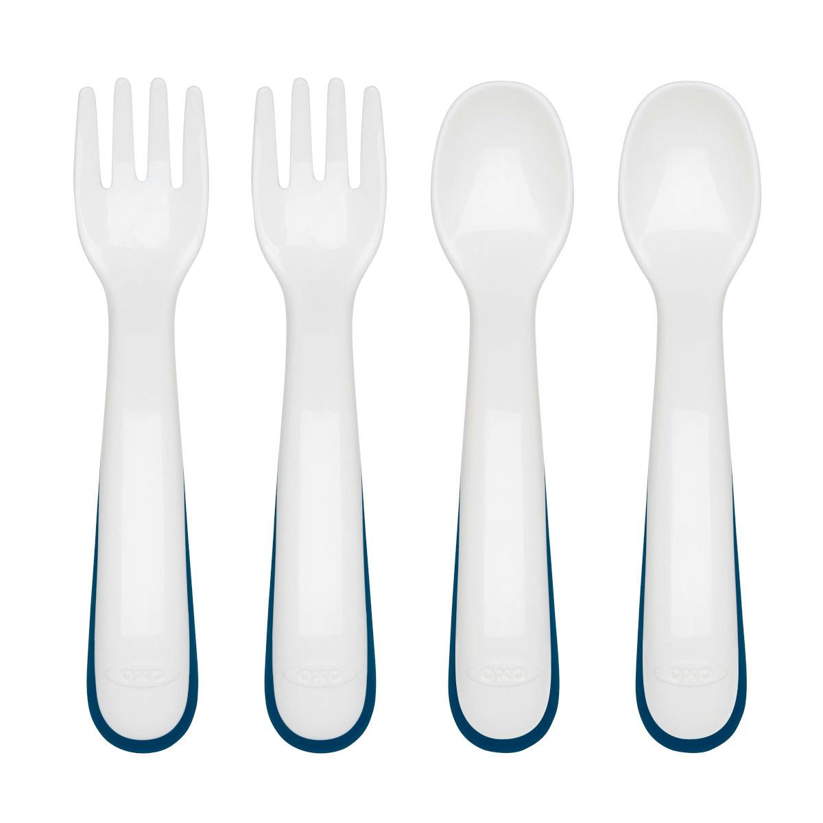 Oxo Tot Plastic Fork and Spoon Multipack