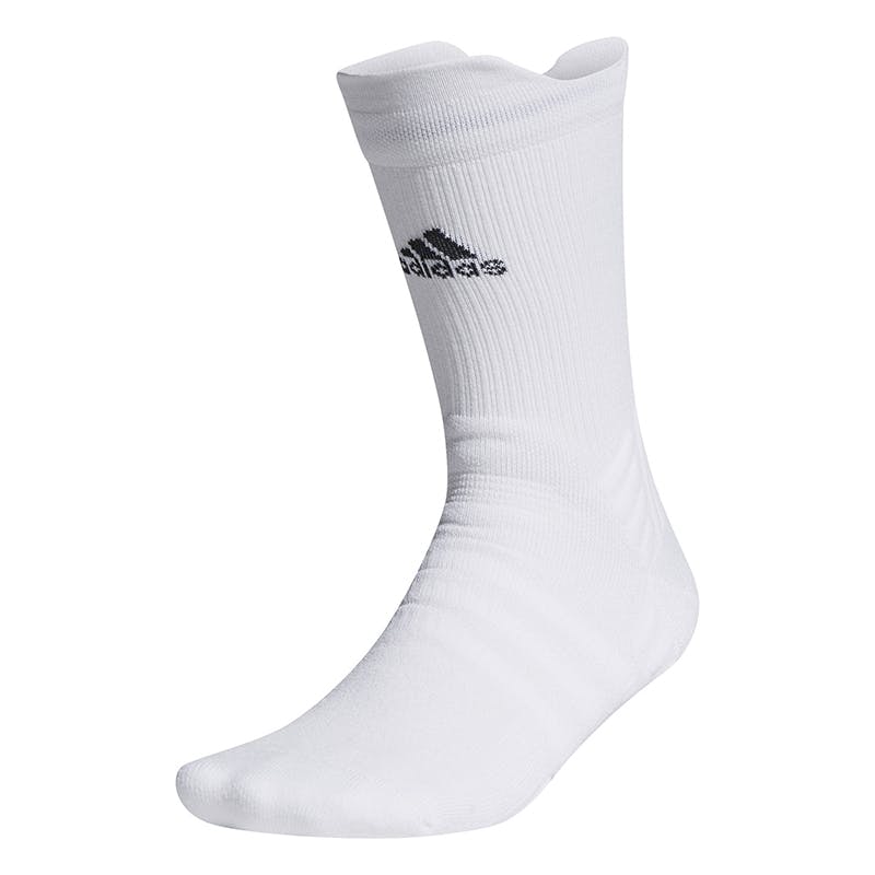 adidas Tennis Cushioned Crew Socks (M) (White)
