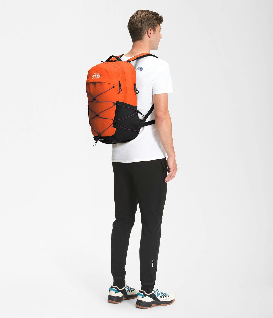The North Face Borealis Backpack 28 · Red Orange / Gravity Purple