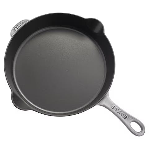 Staub Cast Iron 12-Inch Fry Pan - Graphite Grey