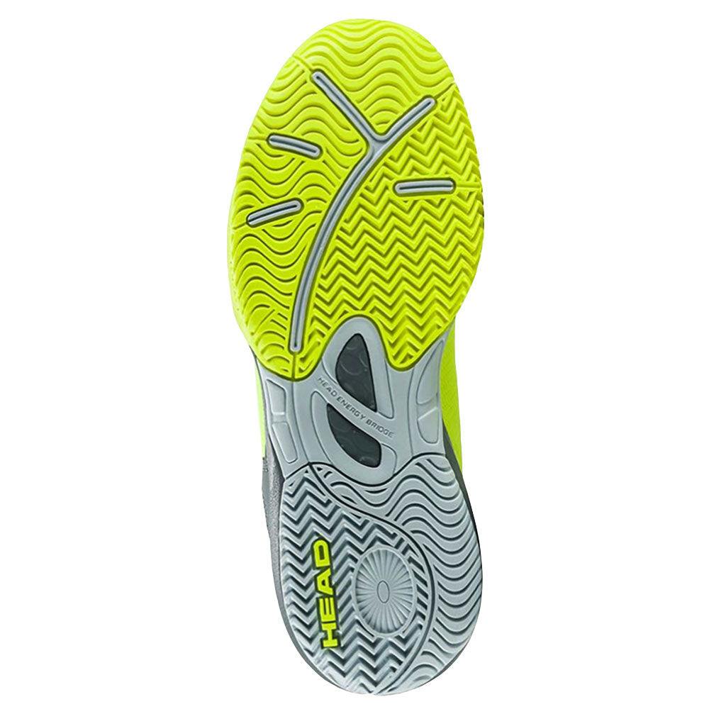 Head Sprint Yellow and Dark Slate Junior Tennis Shoes - Yellow/Dk Slate / M / 5.5