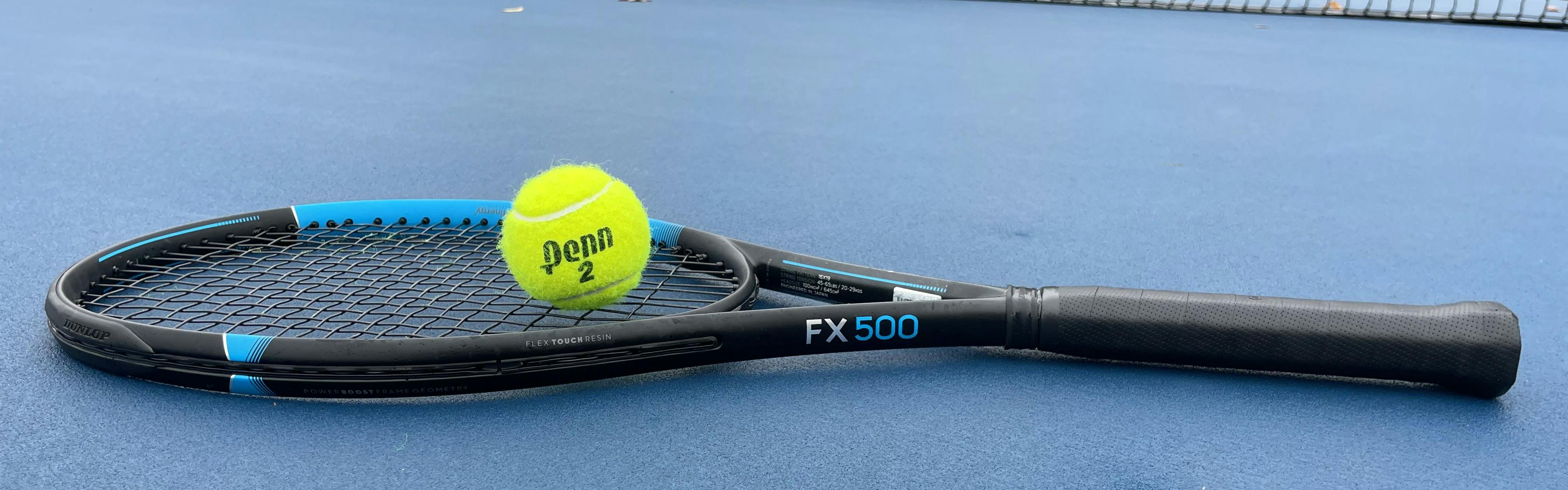 The Dunlop FX 500 Racquet · Unstrung.