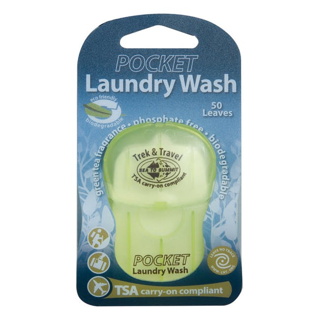 Sea To Summit Pocket Laundry Wash Box of 50 Leaves - Yellow