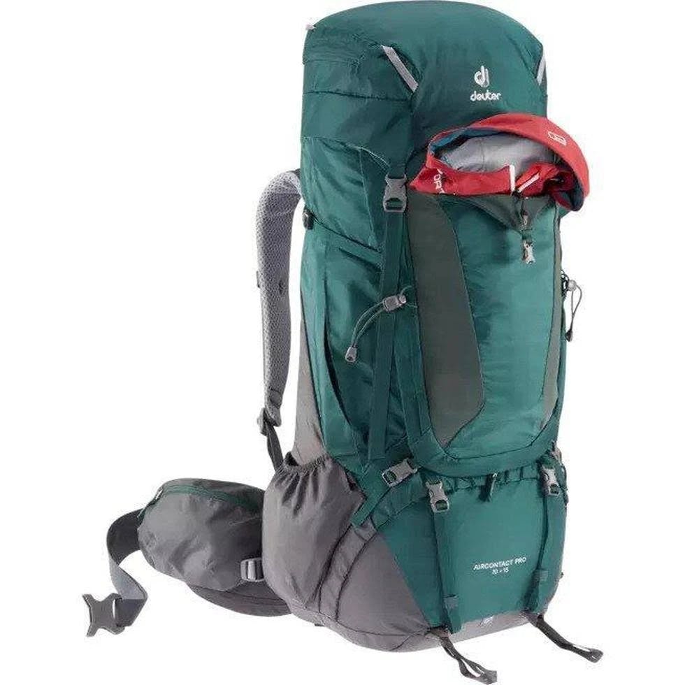 Deuter Aircontact Pro 70+15 Backpack · Forest/Graphite