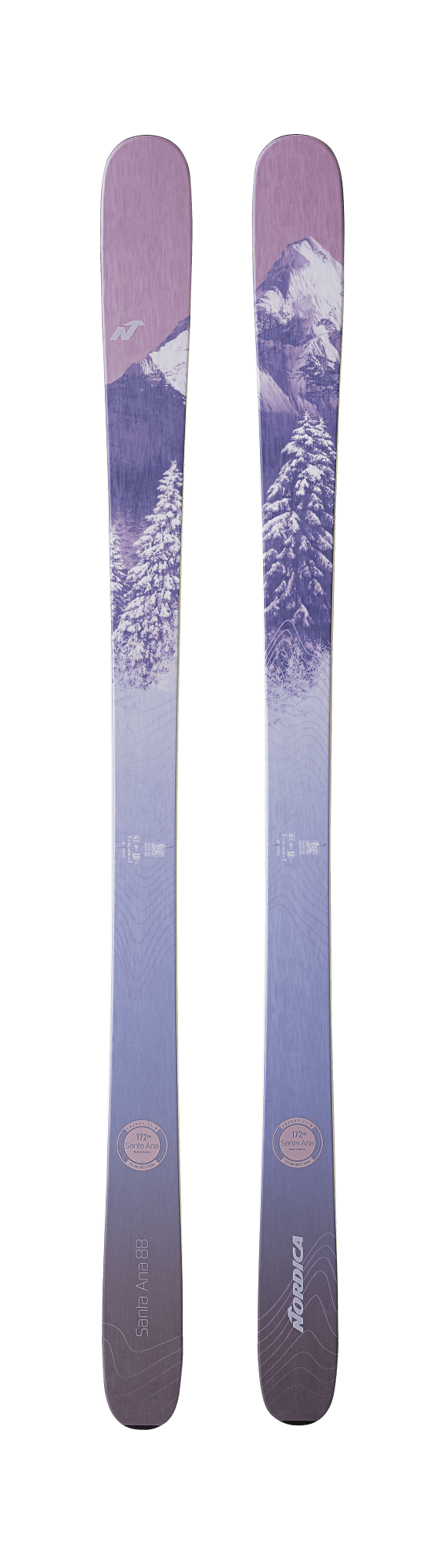 Nordica Santa Ana 88 Skis · Women's · 2023 · 172 cm
