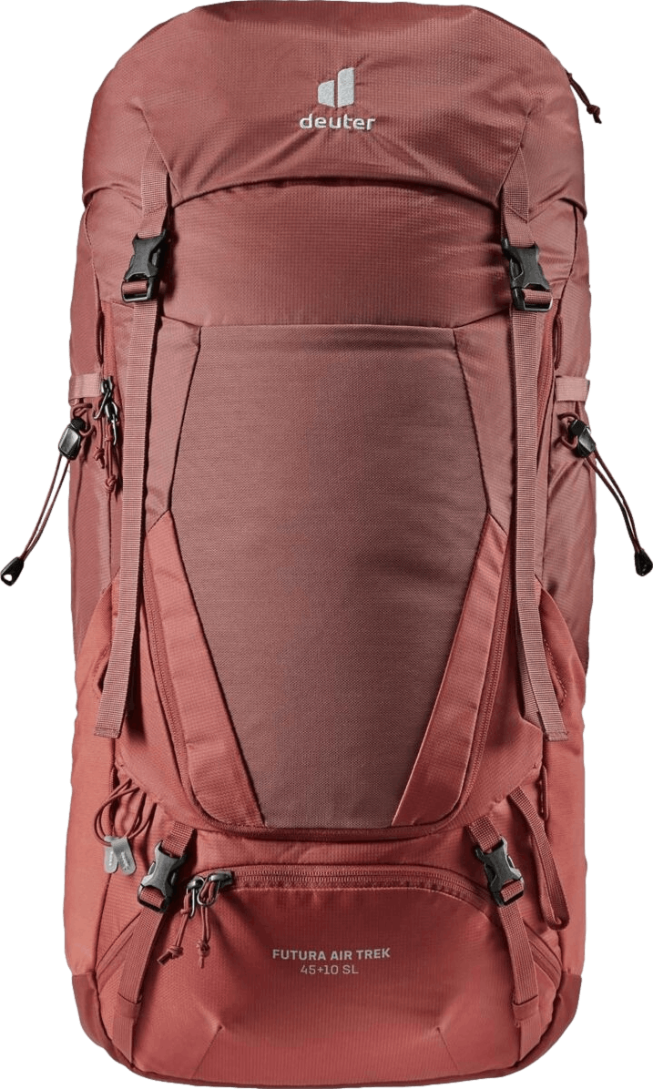 Deuter Futura Air Trek 45L + 10L SL Backpack · Women's · Redwood/Lava