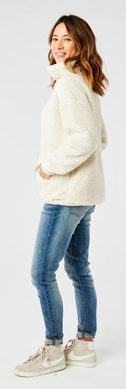 Carve Designs Women's Roley Cowl Neck Pullover Sweater