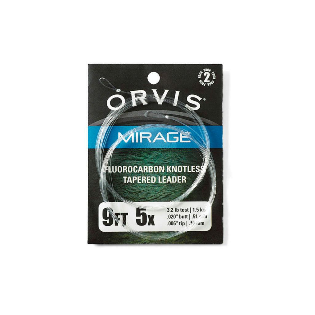 Orvis Superstrong Plus Trout leaders  2 pack 7 1/2 foot 5X 4.5 lb 2 ea leaders 