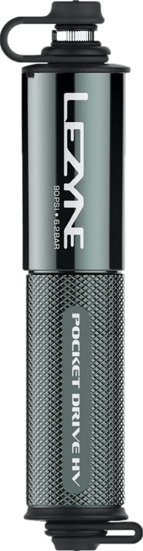 Lezyne Pocket Drive HV Hand Pump · Lite Grey · One Size