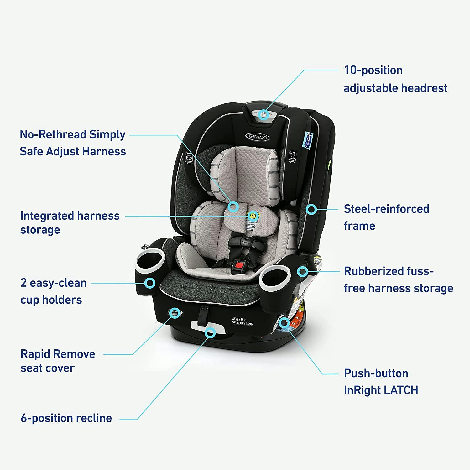 Graco 4 in hotsell 1 car seat installation