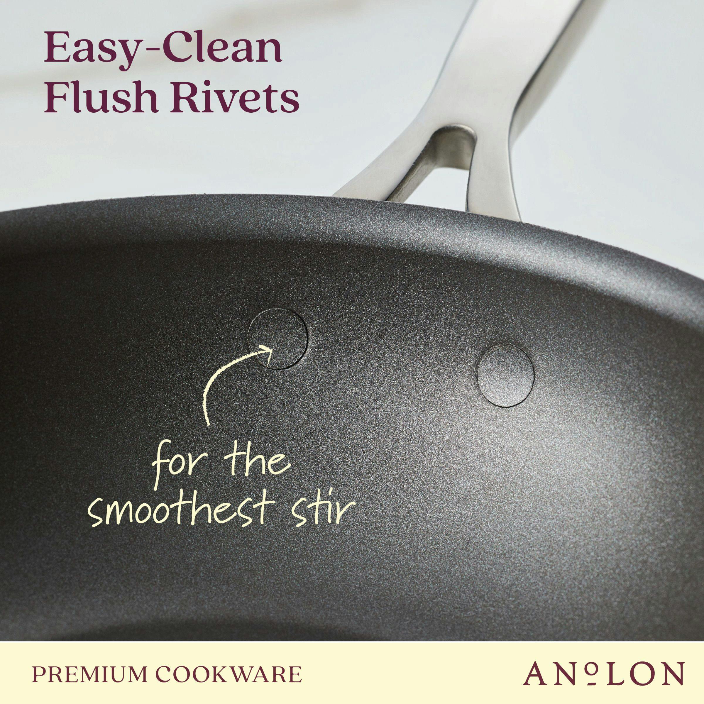 Anolon 10-Pc. Ascend Hard Anodized Nonstick Cookware Set - Bronze 