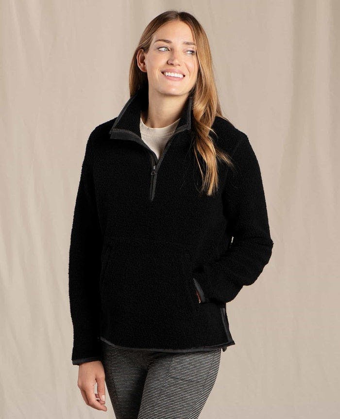 Toad and Co - Telluride Sherpa Pullover - SM Black