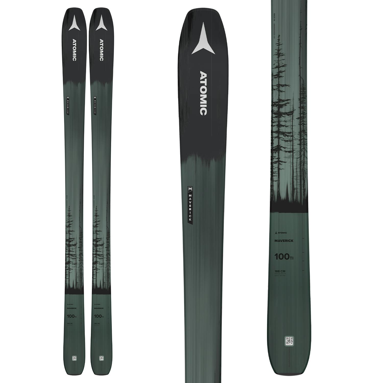 Atomic Maverick 100 Ti Skis · 2022 · 172 cm