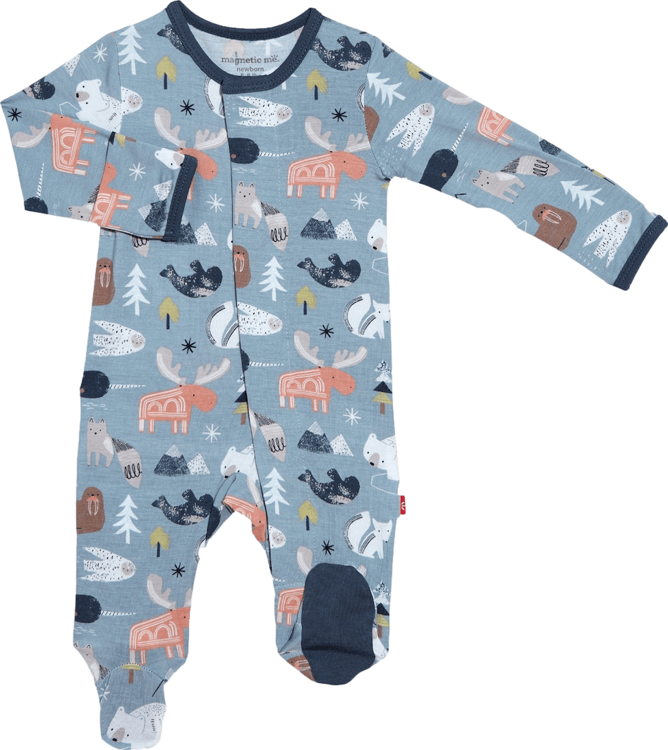 Magnetic Me Modal Footie Baffin Bay · 0-3 months