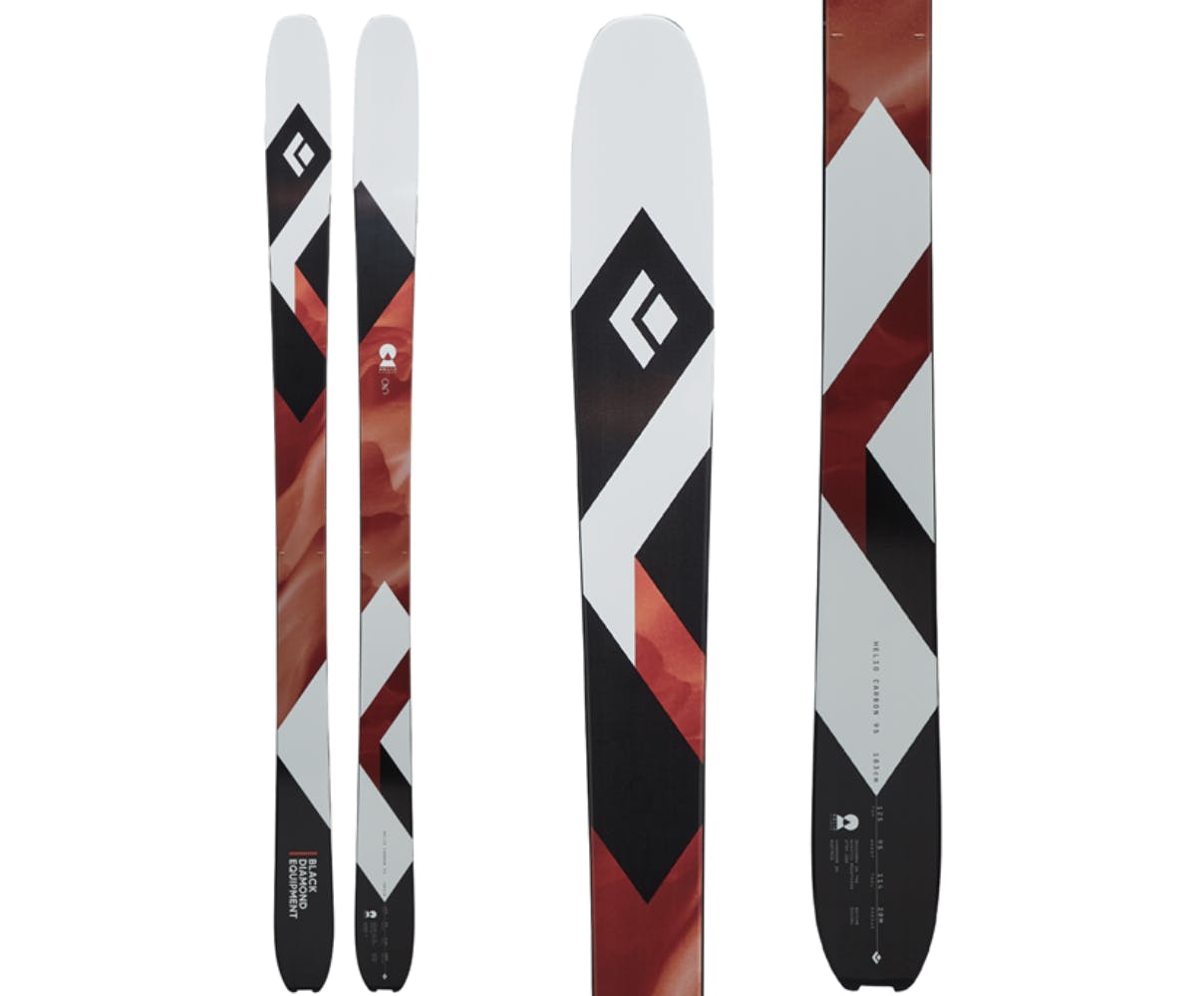 The Black Diamond Helio Carbon 95 Skis.