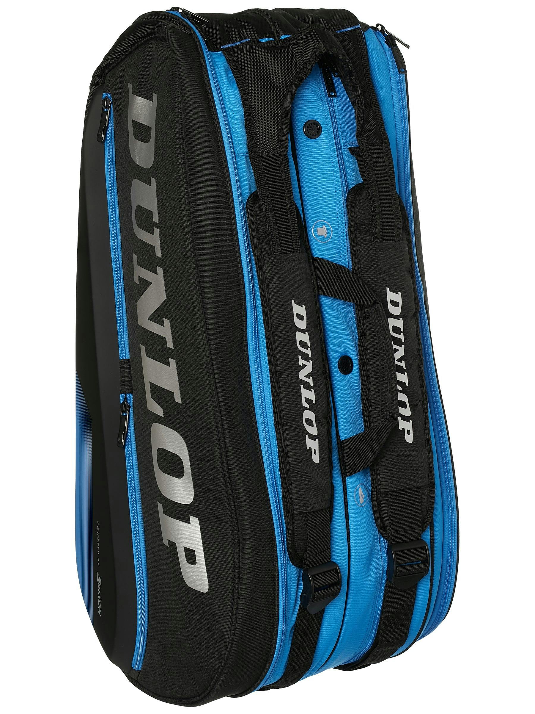 Dunlop FX Performance Thermo x 12 Tennis Bag - Black/Blue