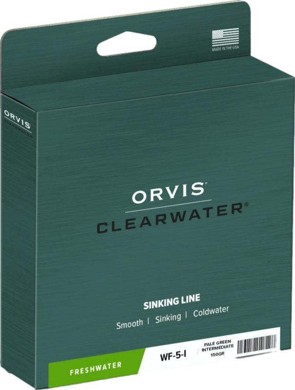 Orvis Clearwater Intermediate Sink Fly Line · WF · 5 wt · Sinking · Pale Green