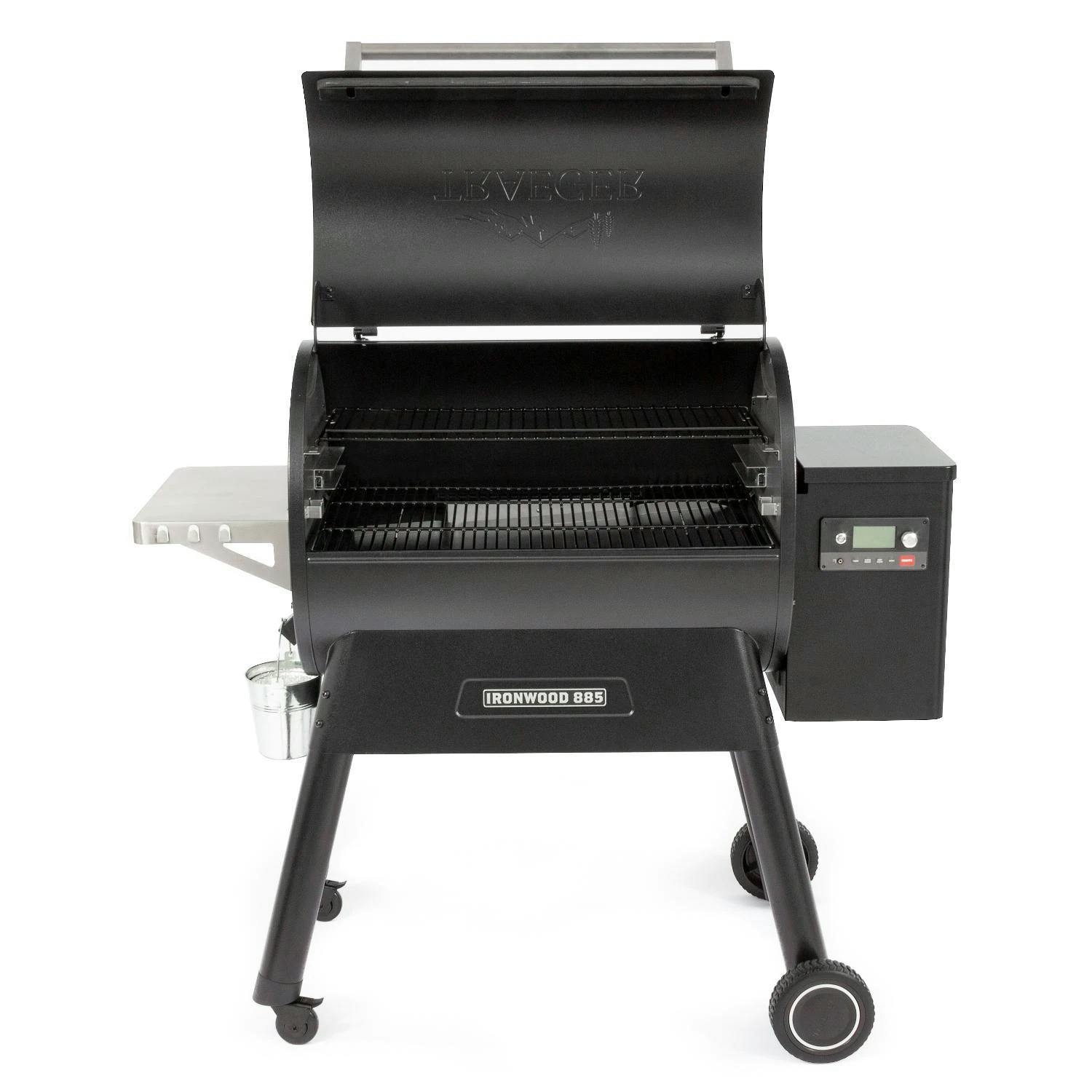 Traeger Ironwood 885 Wi-Fi Controlled Wood Pellet Grill with WiFire & Pellet Sensor · 54 in.
