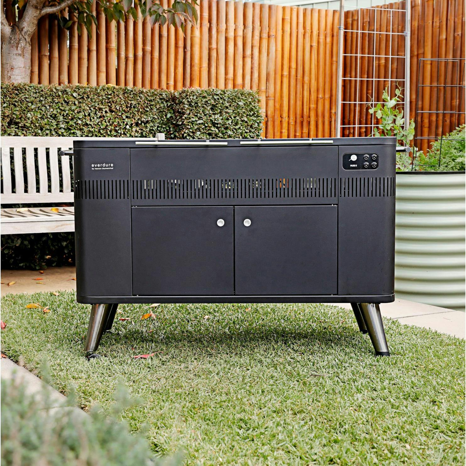 Everdure By Heston Blumenthal Charcoal Grill With Rotisserie & Electronic Ignition