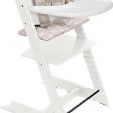 Stokke Tripp Trapp® High Chair Complete Bundle · White/Silver Stars Cushion