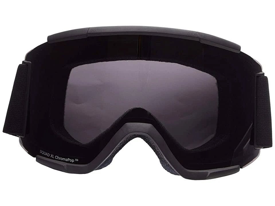 smith squad xl snowboard goggle blackout chromapop sun