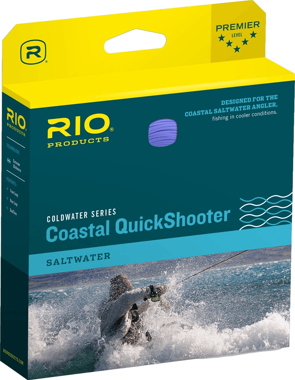 RIO Products Fly Line Coastal Quickshooter XP Wf9I, Clear/Purple