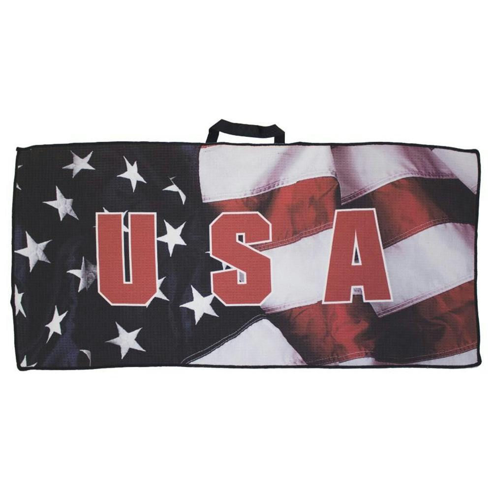 Bag Boy USA Golf Towel - 23H U-S-A / 16inX32in