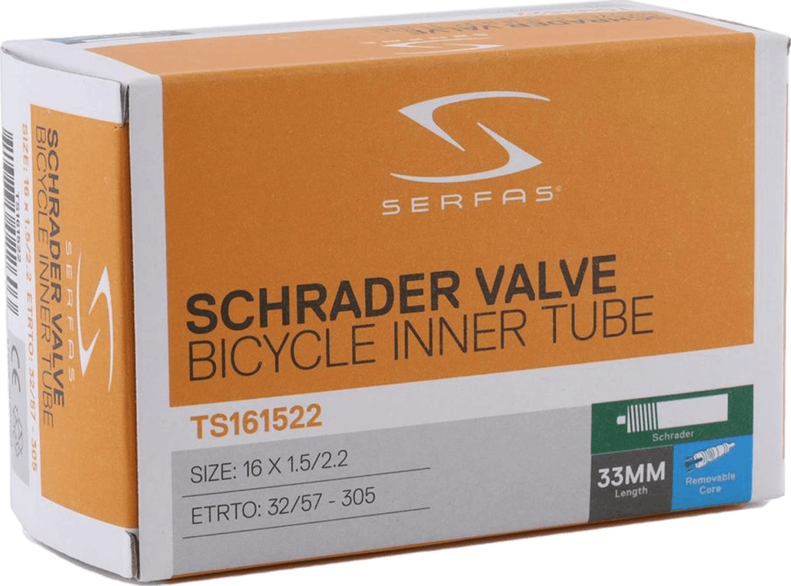Serfas Schrader Valve Tube · 16 x 1.5-2.2 in