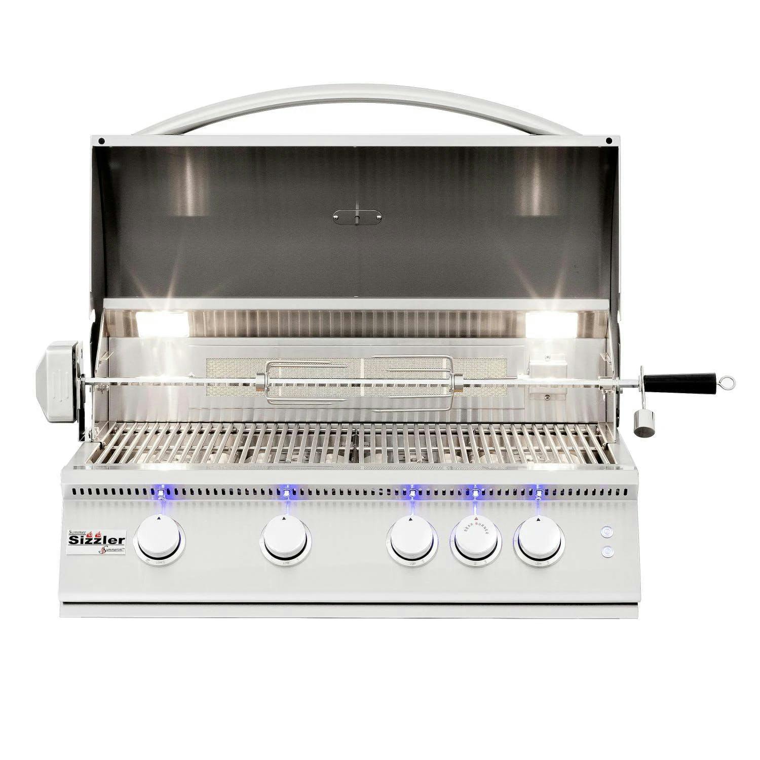 Summerset Sizzler Pro Built-in Gas Grill with Rear Infrared Burner