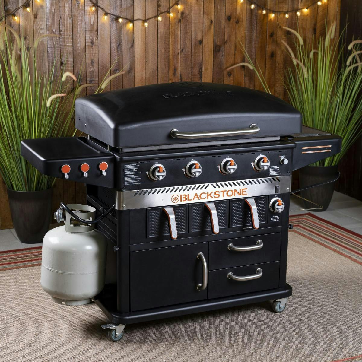 Blackstone Patio Gas Griddle Cooking Station with Air Fryer · 36 in. · Propane