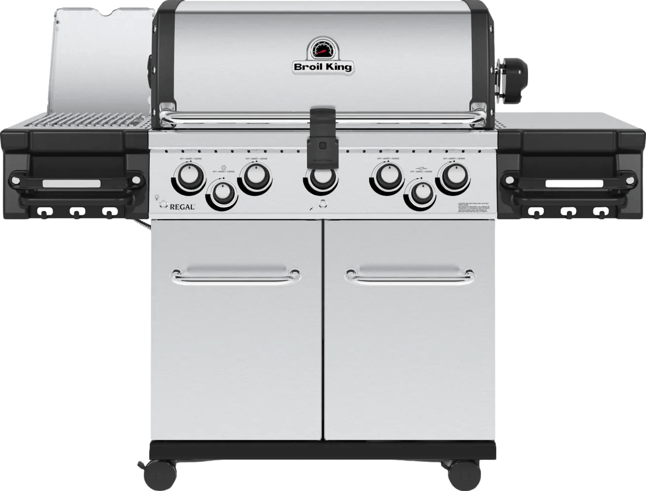 Broil King Regal S 590 IR 5-Burner Gas Grill with Rotisserie and Side Burner Curated.com