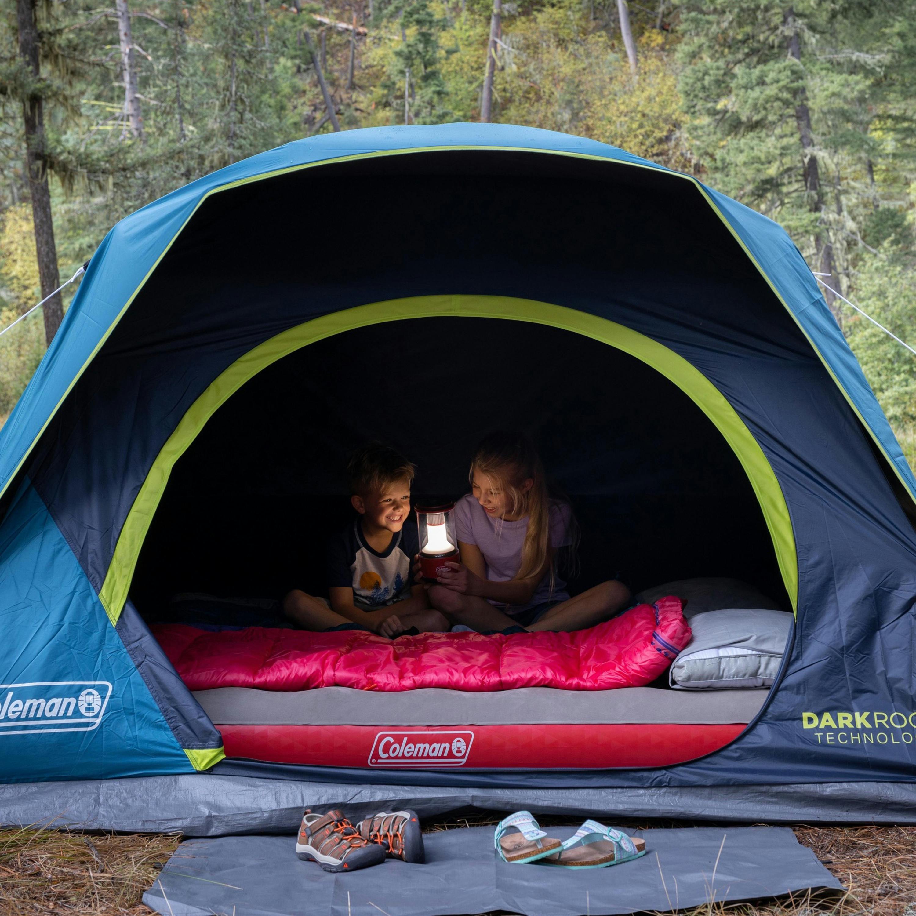 Coleman Skydome Camping Tent with Dark Room Technology