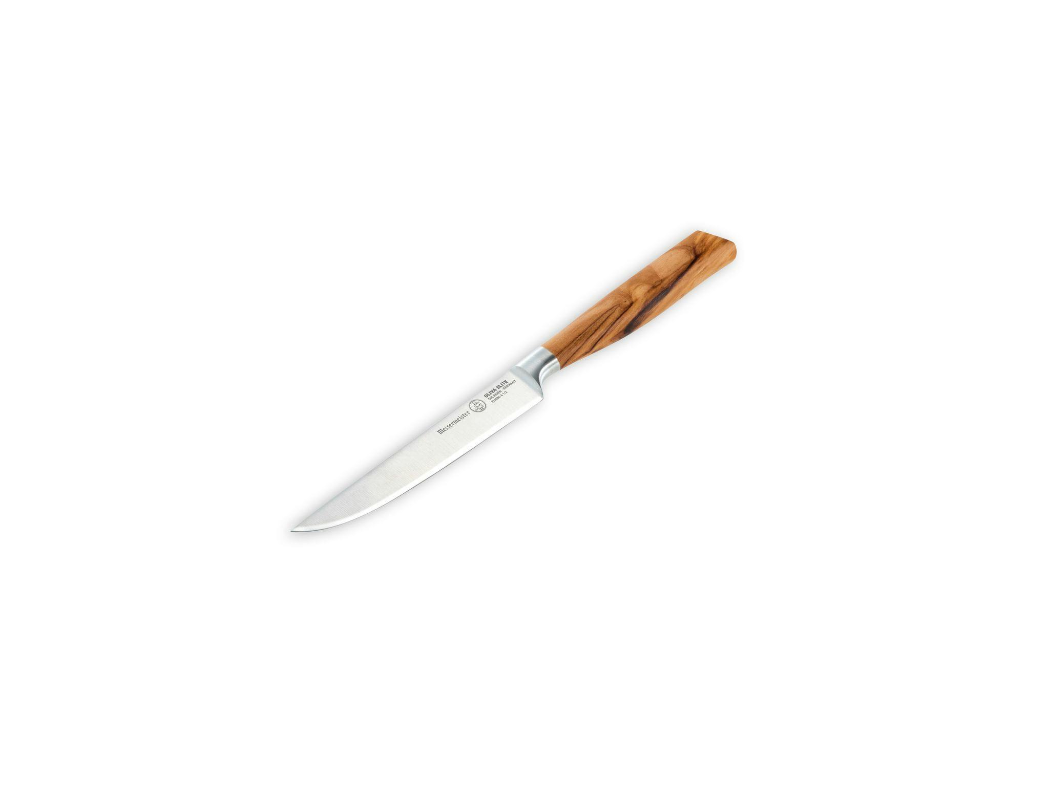 Messermeister Oliva Elite 4 Piece Fine Edge Steak Knife Set