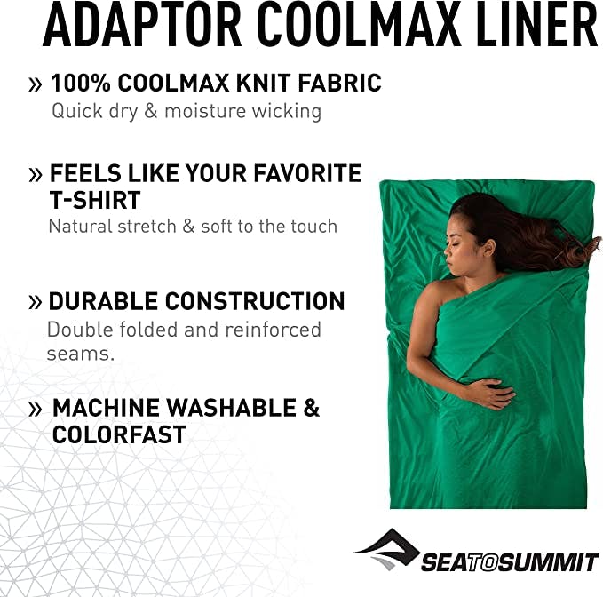 Sea to Summit Adaptor CoolMax Traveller Liner with Insect Shield