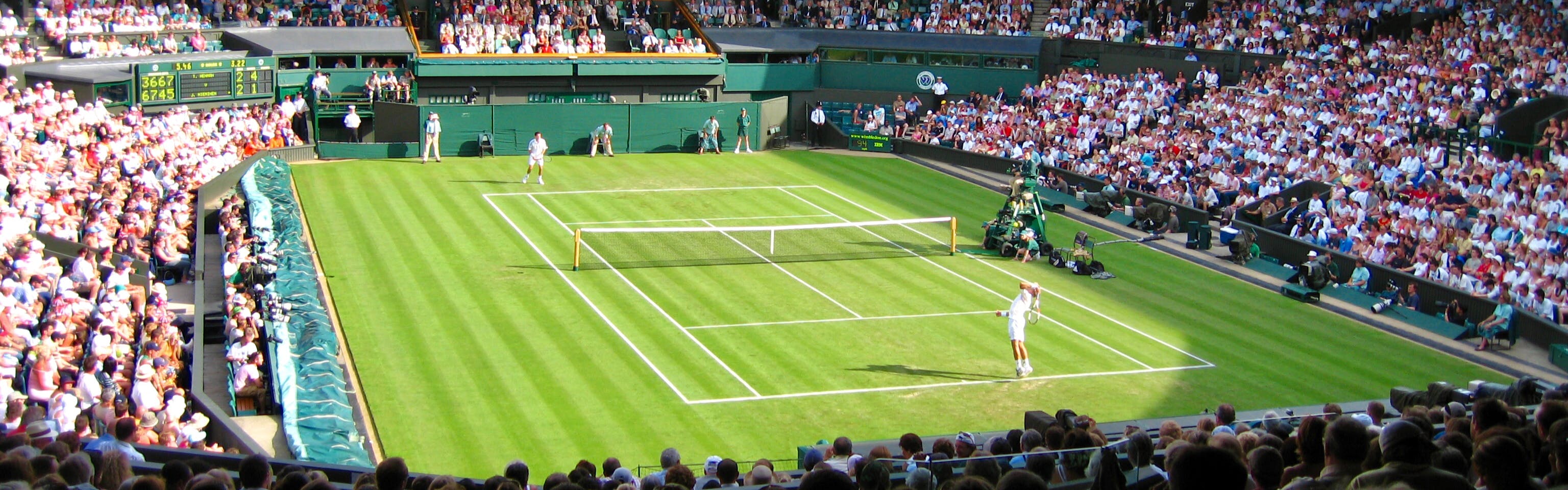 The Center Court at Wimbledon. 