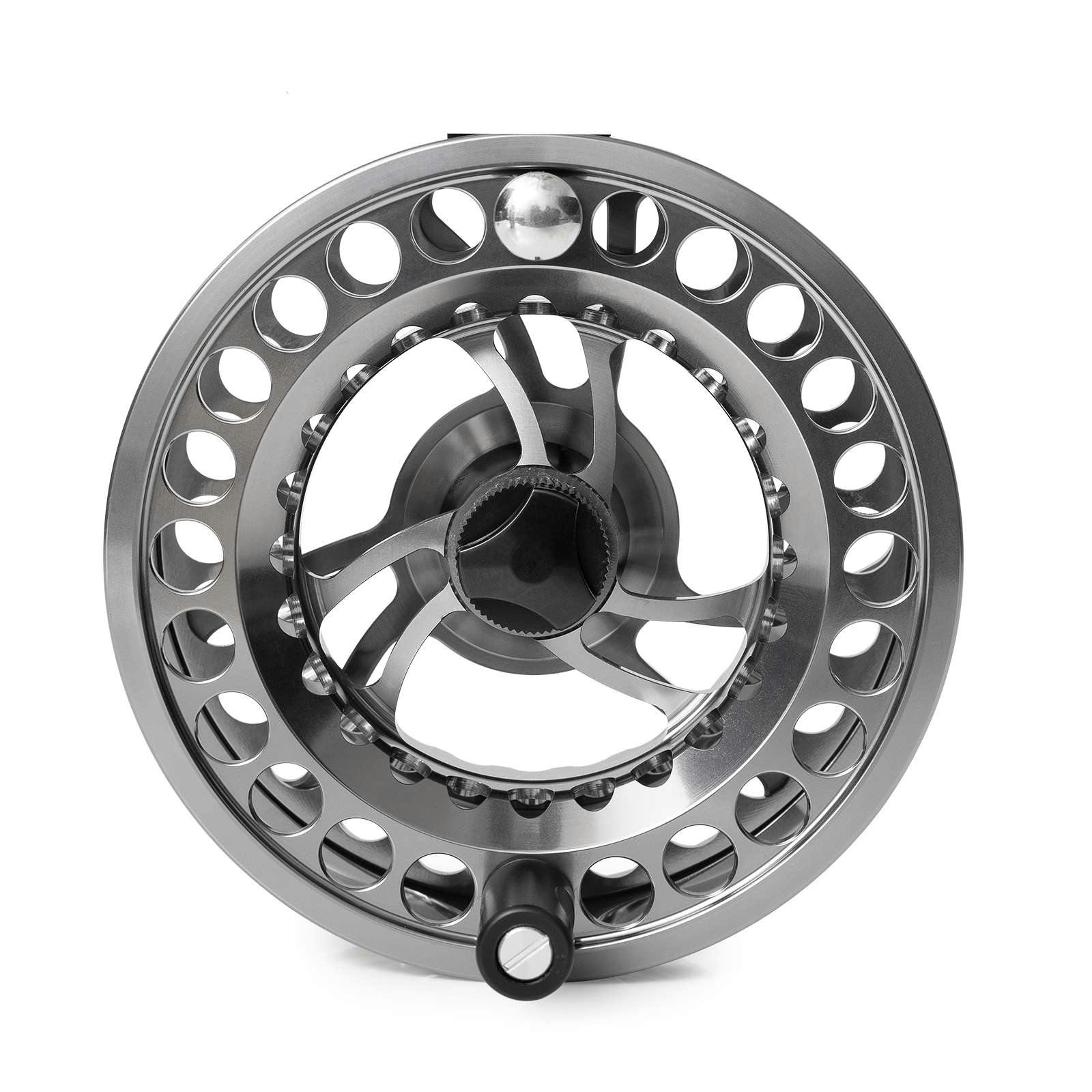 Temple Fork Outfitters BVK Sealed Drag Spare Spool · III+ (8+ wt) · Chrome