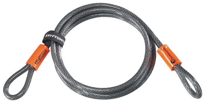 Kryptonite KryptoFlex Looped Cable · Silver · 7ft
