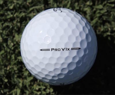 The  Titleist 2023 Pro V1x Golf Ball.
