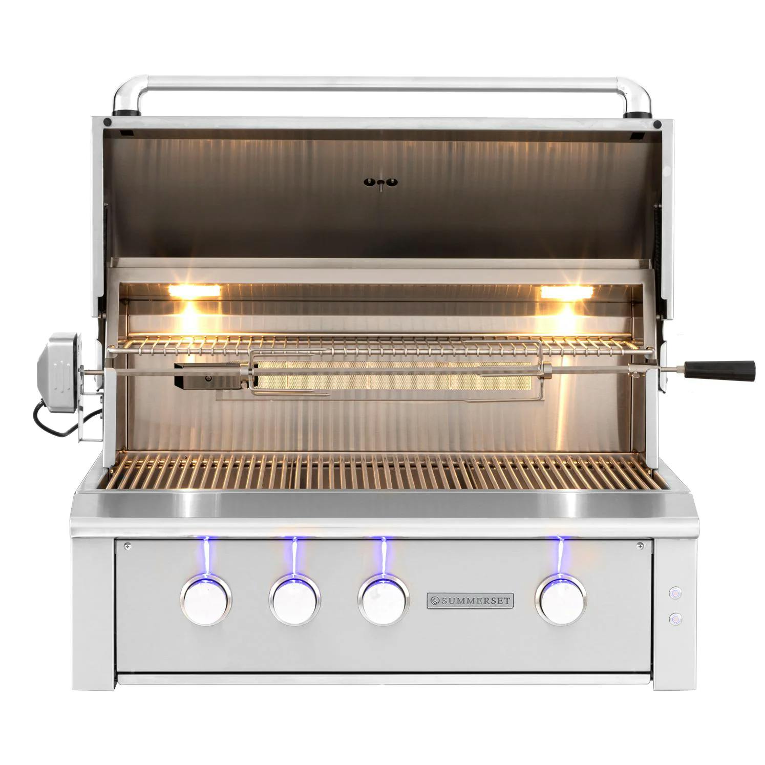 Summerset Alturi 3-Burner Built-In Gas Grill with Stainless Steel Burners and Rotisserie · 36 in. · Natural