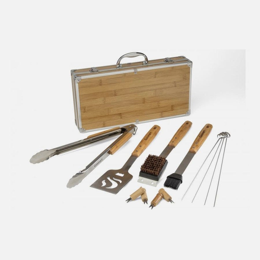 Schmidt Brothers BBQ: Bonded Teak 4 Piece Grill Set – Schmidt Bros.