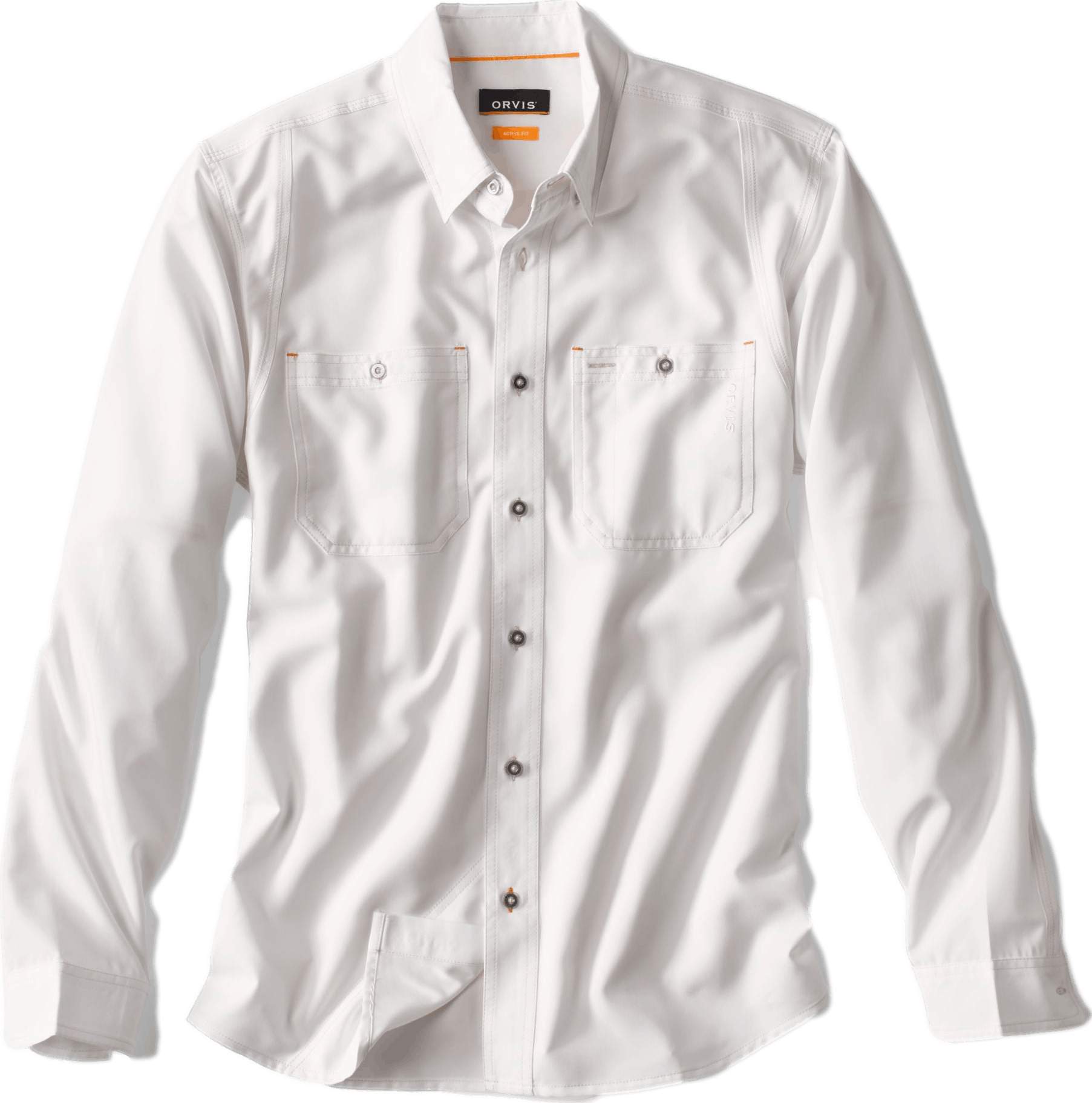 Long-Sleeved Tech Chambray Work Shirt