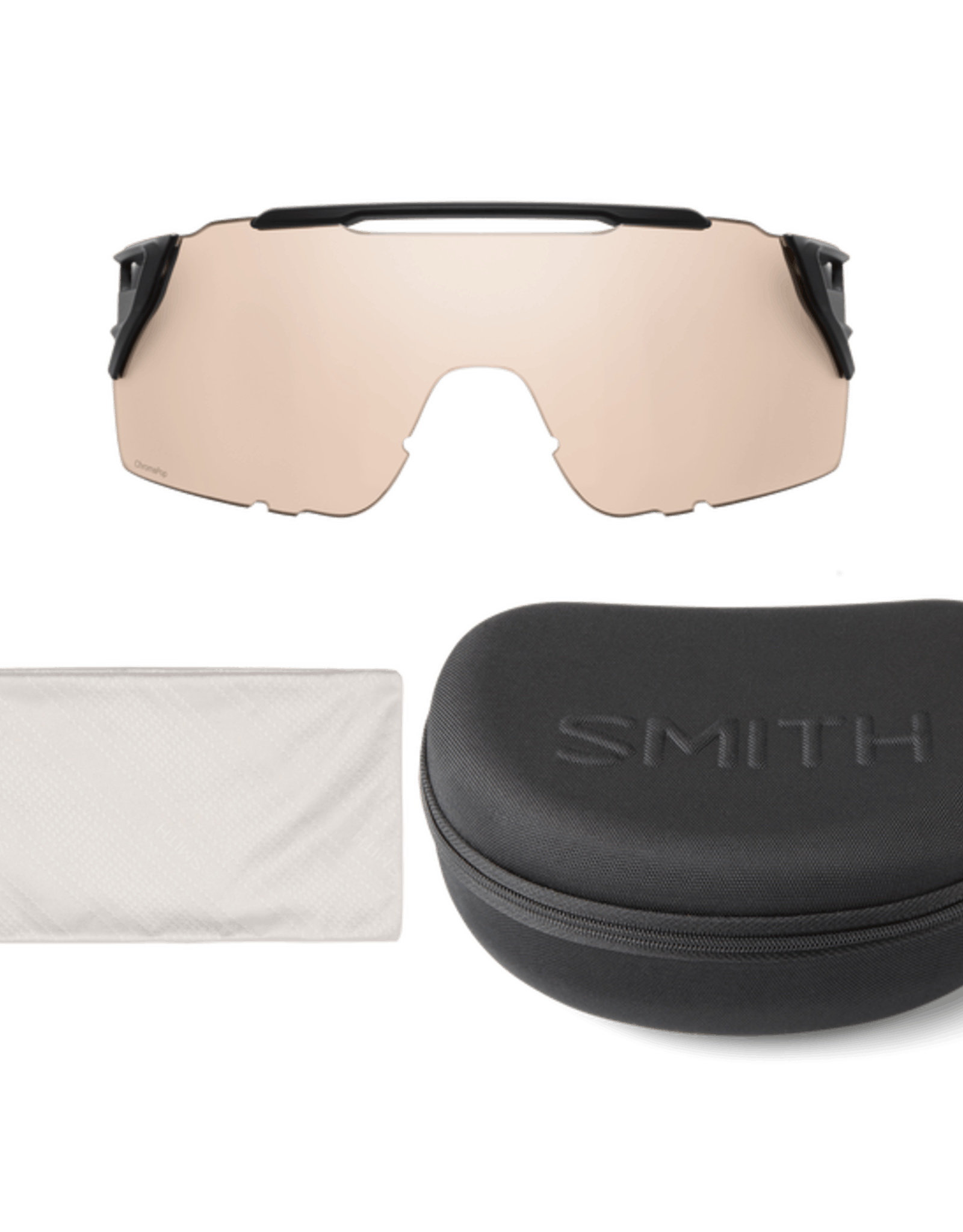 Smith Attack Mag Sunglasses · Matte Black/ChromaPop Violet Mirror