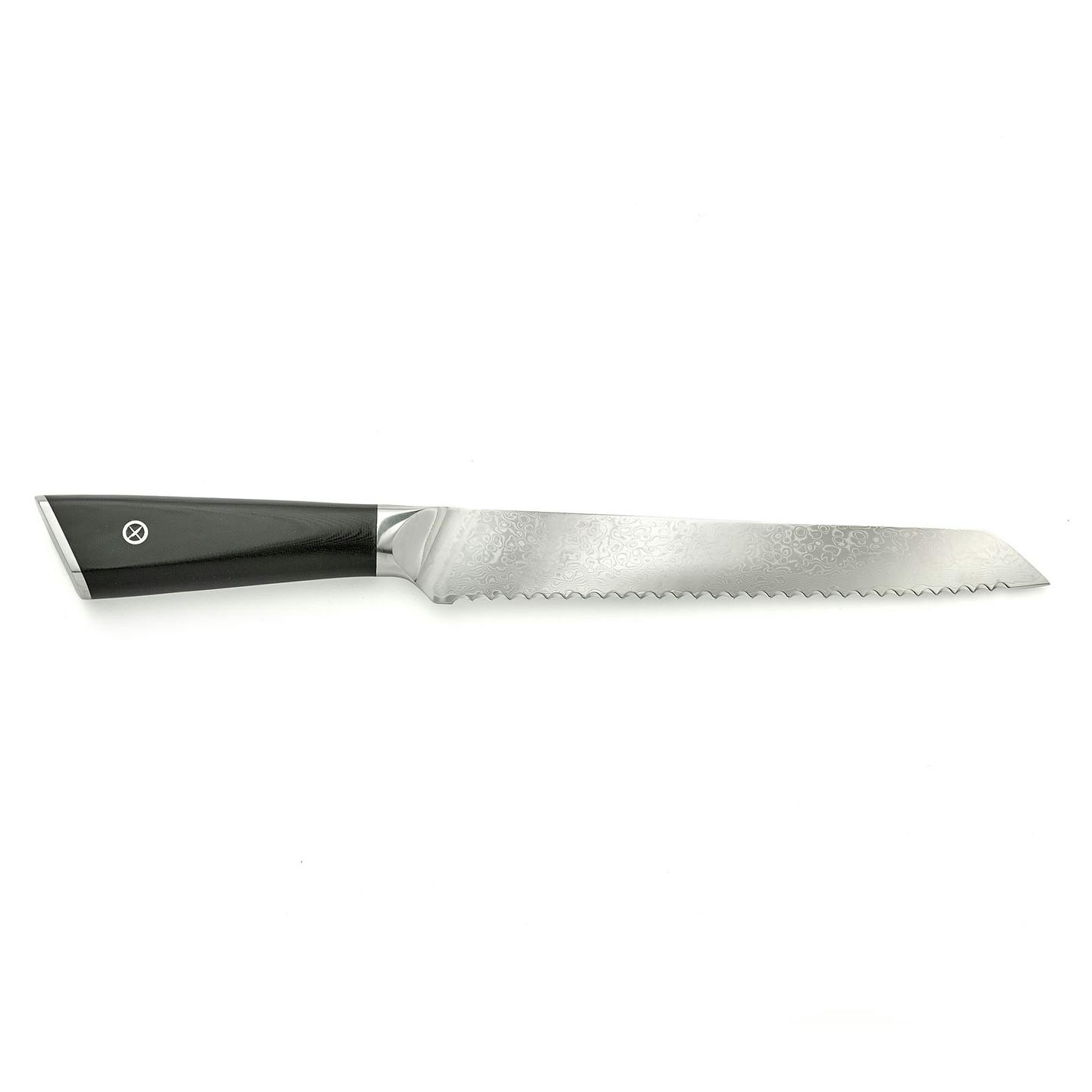 Mercer Culinary M13789 Premium Grade Super Steel, 8" Serrated Bread Knife, G10 Handle