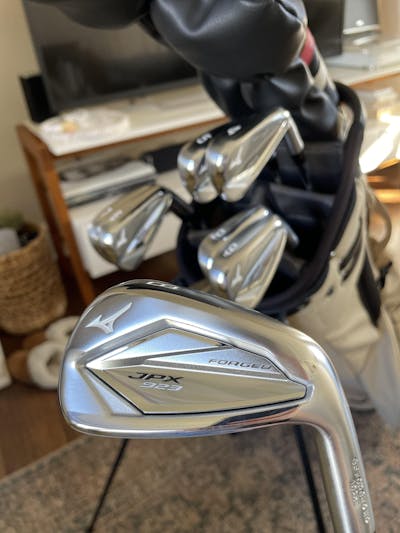 The Mizuno JPX923 Forged Irons. 