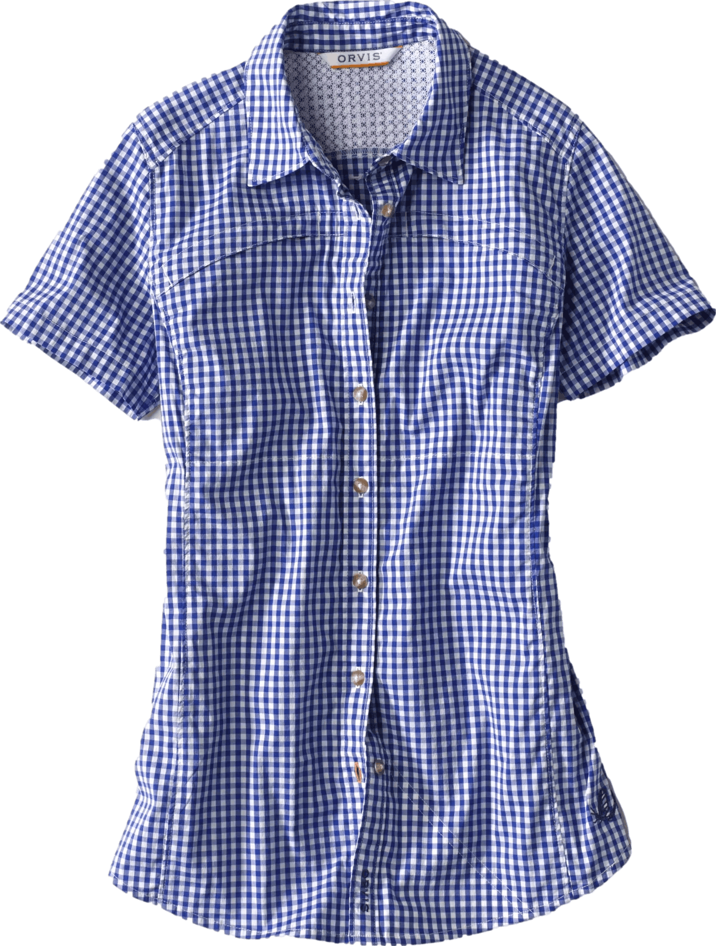 Orvis Pro Stretch Long-Sleeved Shirt - Women's Lilac Plaid M